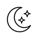 icon_communication_moon_line_art icon preview