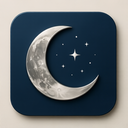 icon_communication_moon_metallic icon preview
