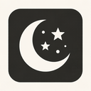icon_communication_moon_monochrome icon preview