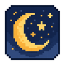 icon_communication_moon_pixel_art icon preview