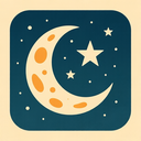 icon_communication_moon_retro icon preview