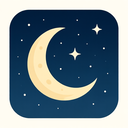 icon_communication_moon_thin icon preview