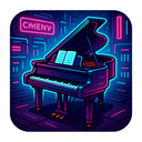 icon_communication_piano_cyberpunk icon preview