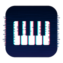 icon_communication_piano_digital_glitch icon preview