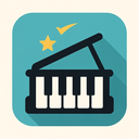 icon_communication_piano_flat_design icon preview