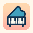 icon_communication_piano_flat_pastel icon preview