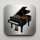 icon_communication_piano_metallic icon preview