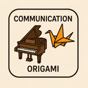 icon_communication_piano_origami icon preview