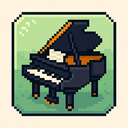 icon_communication_piano_pixel_art icon preview