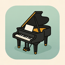 icon_communication_piano_rounded icon preview