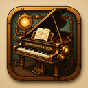 icon_communication_piano_steampunk icon preview