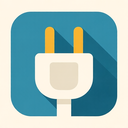 icon_communication_plug_flat_design icon preview