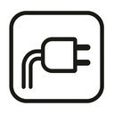 icon_communication_plug_geometric icon preview