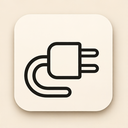 icon_communication_plug_iconic icon preview