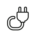 icon_communication_plug_outline icon preview