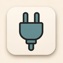 icon_communication_plug_rounded icon preview