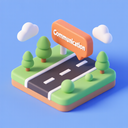 icon_communication_road_3d_isometric icon preview
