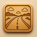 icon_communication_road_embossed icon preview