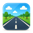 icon_communication_road_glassy icon preview