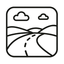 icon_communication_road_line_art icon preview