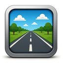 icon_communication_road_metallic icon preview