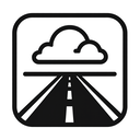 icon_communication_road_monochrome icon preview