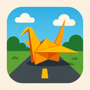 icon_communication_road_origami icon preview