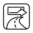 icon_communication_road_outline icon preview