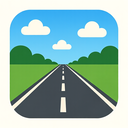 icon_communication_road_thin icon preview