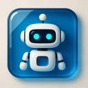 icon_communication_robot_glassy icon preview
