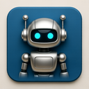 icon_communication_robot_metallic icon preview