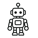 icon_communication_robot_outline icon preview