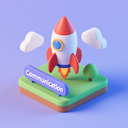 icon_communication_rocket_3d_isometric icon preview