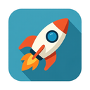 icon_communication_rocket_flat_design icon preview