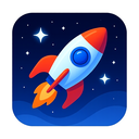 icon_communication_rocket_futuristic icon preview