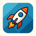 icon_communication_rocket_geometric icon preview