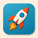 icon_communication_rocket_origami icon preview