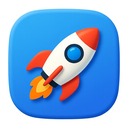 icon_communication_rocket_rounded icon preview