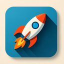 icon_communication_rocket_shadow_effect icon preview