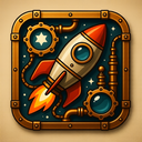 icon_communication_rocket_steampunk icon preview
