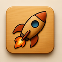 icon_communication_rocket_wooden icon preview