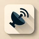 icon_communication_satellite_shadow_effect icon preview