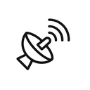 icon_communication_satellite_thin icon preview