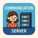 icon_communication_server_cartoon icon preview