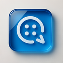 icon_communication_server_glassy icon preview