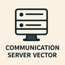 icon_communication_server_vector icon preview