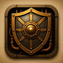 icon_communication_shield_steampunk icon preview