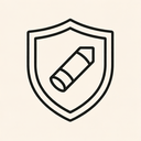 icon_communication_shield_thin icon preview