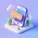 icon_communication_smartphone_3d_isometric icon preview