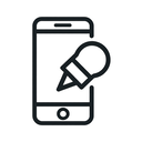 icon_communication_smartphone_asymmetrical icon preview